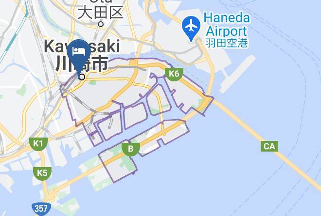 Midin Hotel Kawasaki Map