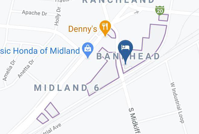 Midland - Midland Extended Stay Maps