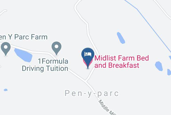 Flintshire - Midlist Farm Bed And Breakfast Maps