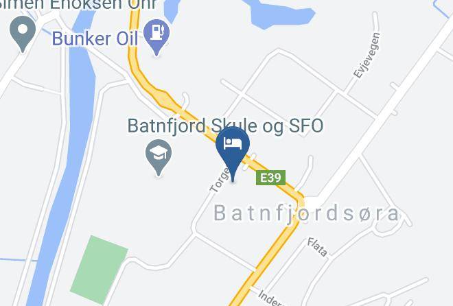 Gjemnes - Midnattsol Batnfjord Motell Og Hjorten Kafe Maps