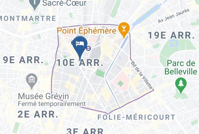 Paris - Midnight Hotel Paris Maps