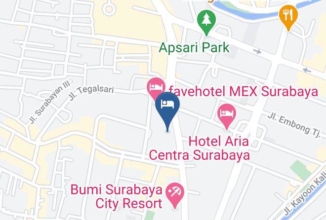 Kota Surabaya - Midtown Hotel Surabaya Maps