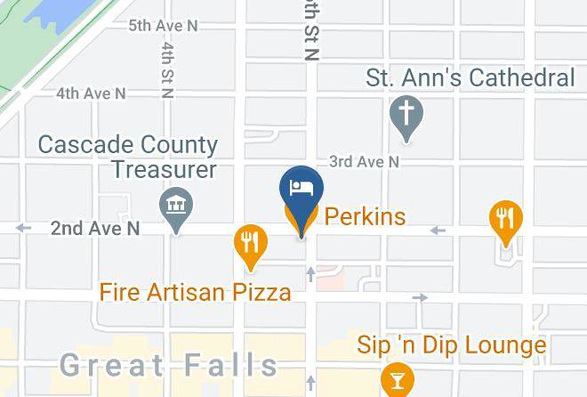 Cascade - Midtown Motel & Perkins Restaurant Maps