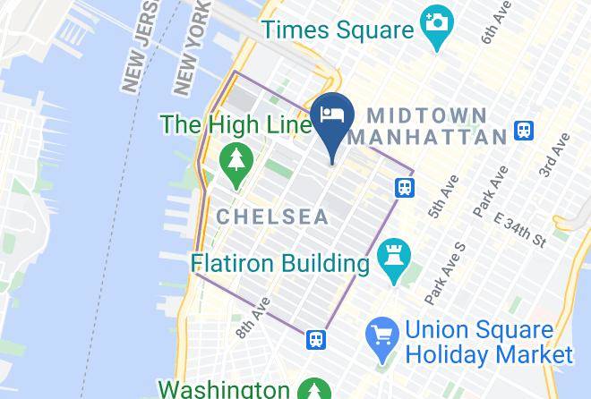 New York - Midtown West Hotel Maps