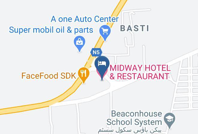 Islamabad - Midway Hotel & Restaurant Maps