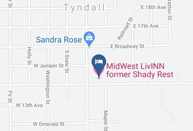 Bon Homme - Midwest Livinn Former Shady Rest Motel Maps