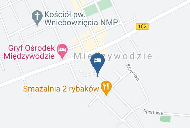 Kamienski - Miedzywodzie Willa Saba Maps