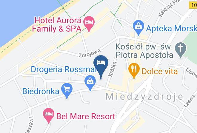 Miedzyzdroje Training And Holiday Cul Map