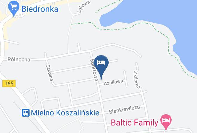Mielno Pokoje Noclegi Aida Map