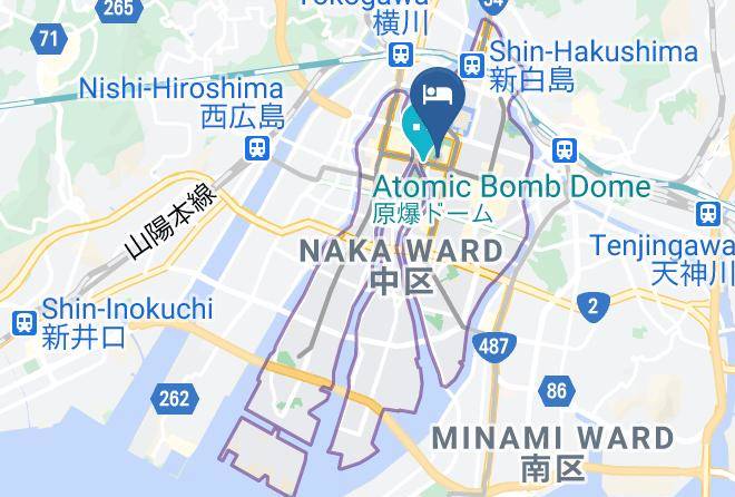 Hiroshima City Naka Ward - Mielparque Hiroshima Maps