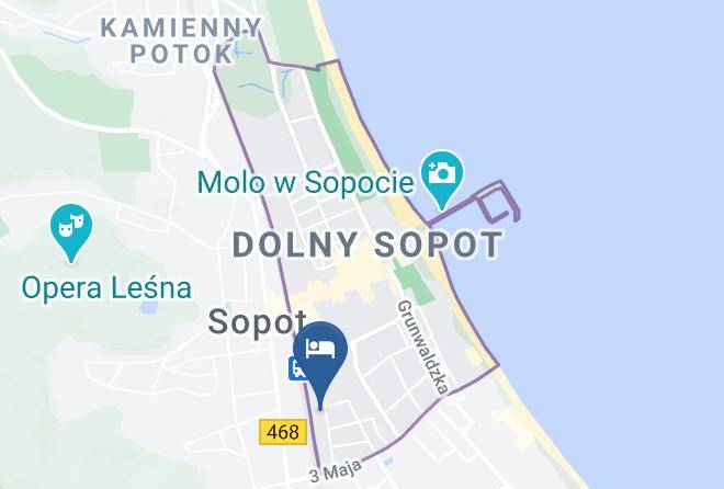 Sopot - Mieszkanie W Centrum Sopotu Maps