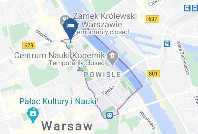 Warsaw - Mieszkanko Kolo Zamku Maps