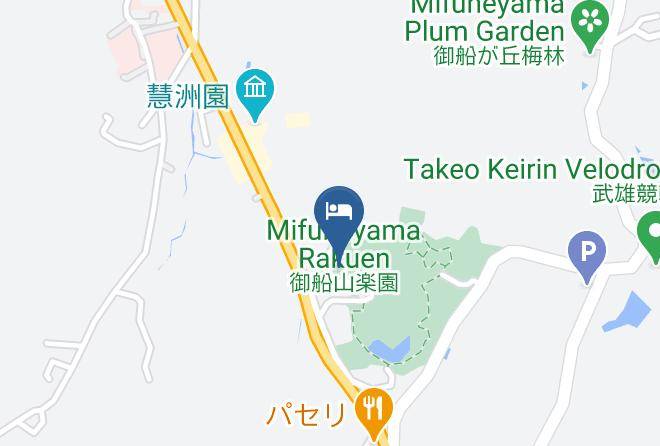 Takeo City - Mifuneyama Rakuen Hotel Maps