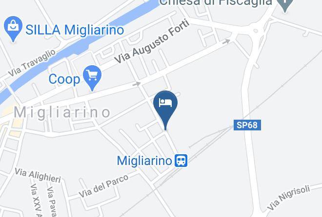 Ferrara - Migliarin Ostello Maps
