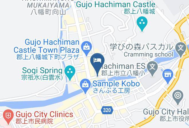 Gujo City - Miharaya Ryokan Maps