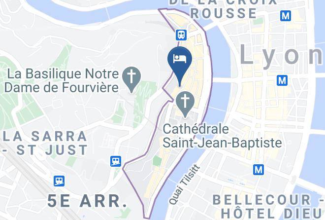 Rhone - Mihotel La Tour Rose Maps