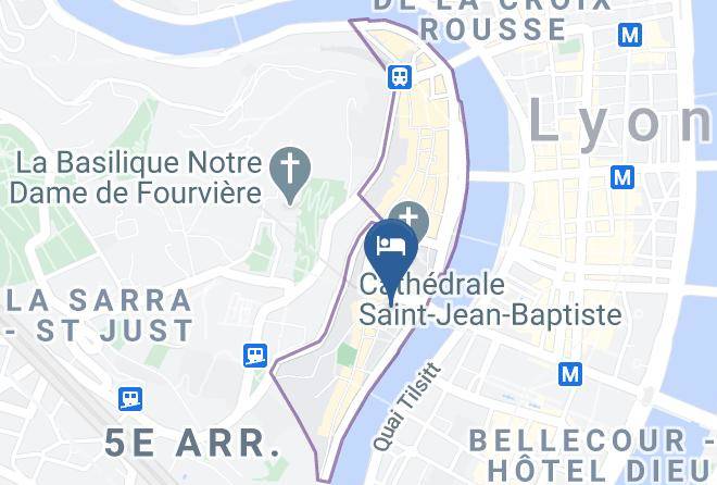 Rhone - Mihotel Vieux Lyon Maps