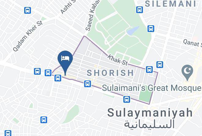 Sulaymaniyah - Mihrako Hotel And Spa Maps