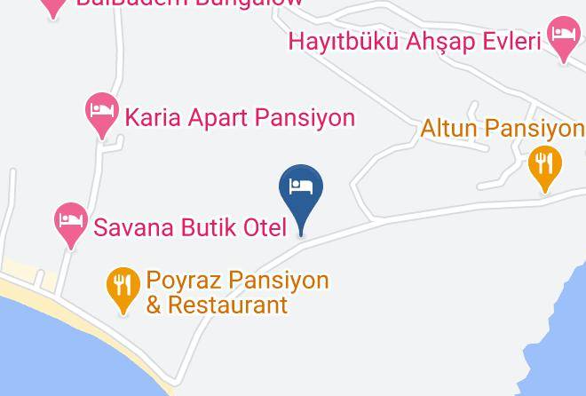 Mugla - Mihricem Otel Maps