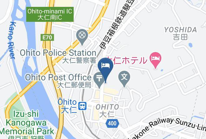 Izunokuni City - Mikadoya Hotel Maps
