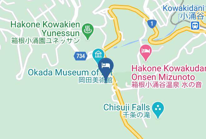 Hakone Townashigarashimo District - Mikawaya Ryokan Maps