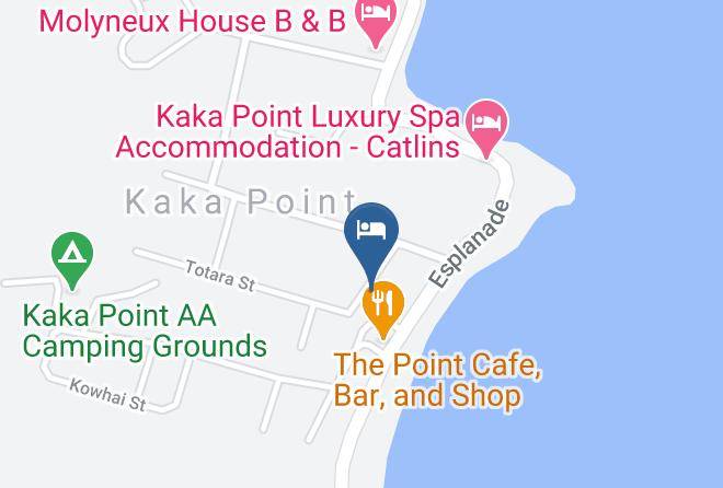 Clutha - Mike & Jenny's Kaka Point Accomodation Maps