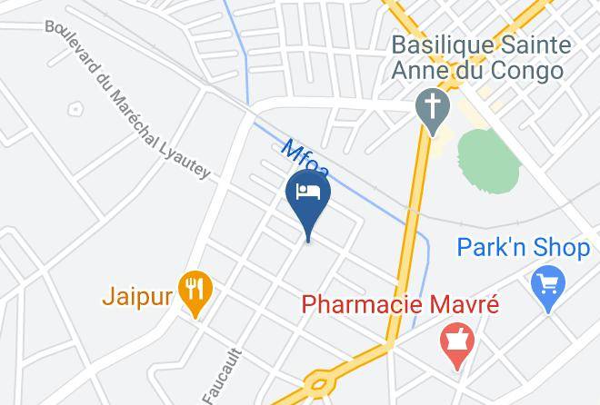 Brazzaville - Mikhael's Hotel Maps
