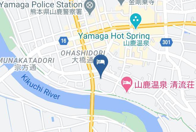 Yamaga City - Miki Inn Maps