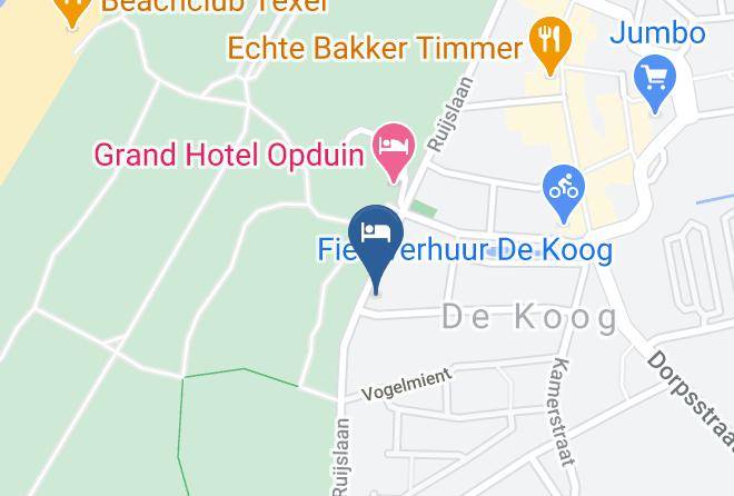 Texel - Miko Bed Breakfast Maps