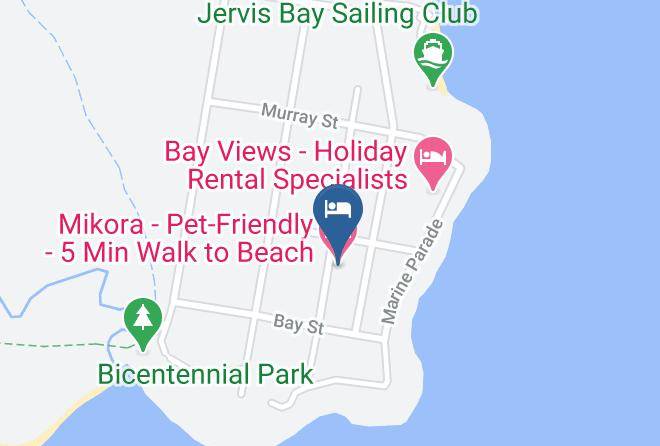 Shoalhaven - Mikora Pet Friendly 5 Min Walk To Beach Maps