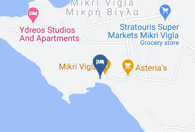 Naxos - Mikri Vigla Beach Limanaki Bay Maps