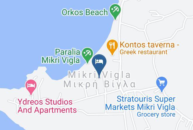 Naxos - Mikri Vigla Hotel Maps