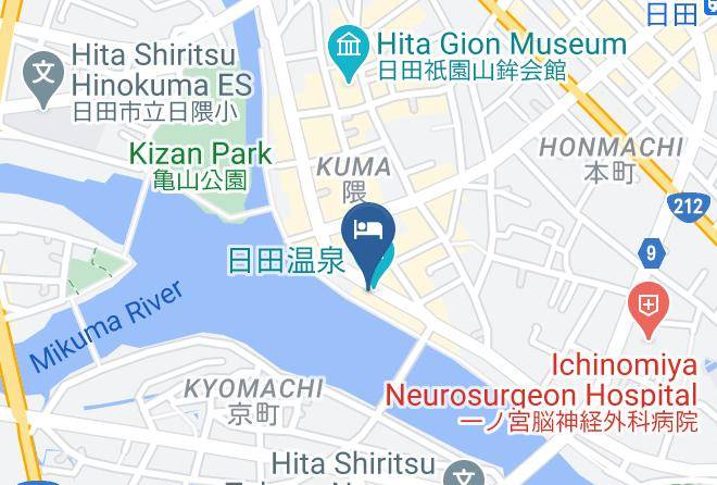 Hita City - Mikuma Hotel Maps