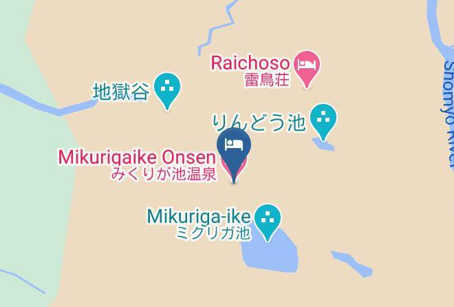 Tateyama Townnakaniikawa District - Mikurigaike Onsen Maps