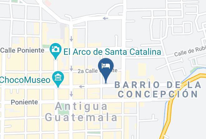 Antigua Guatemala - Mil Flores Luxury Design Hotel Maps