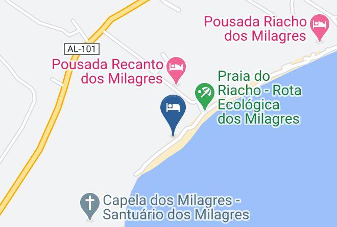 Milagres Paradise Map