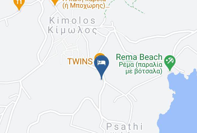 Milos - Milaki Kimolos Maps