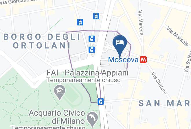 Milan - Milano Brera Relais Maps