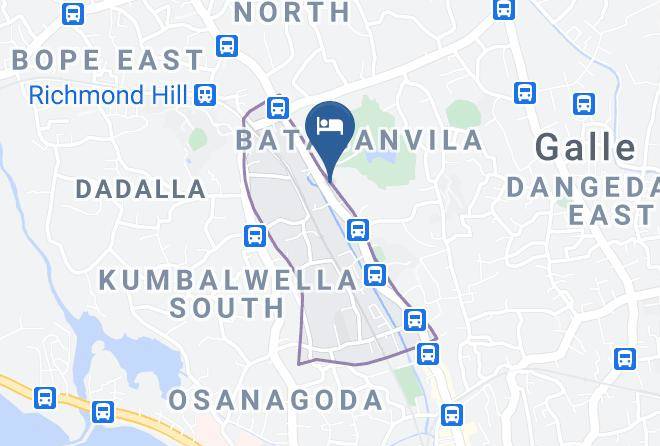 Galle - Milano Hotel Galle Maps