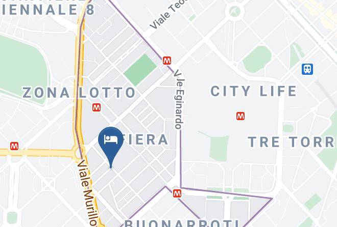 Milan - Residence Portello Milano Gruppo Minihotel Maps