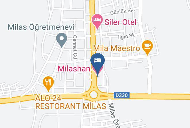 Milas - Milashan Hotel Maps