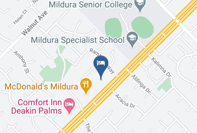 Mildura - Mildura Inlander Resort Maps