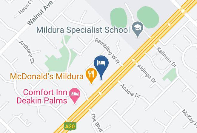 Mildura - Boulevard Motor Inn Maps