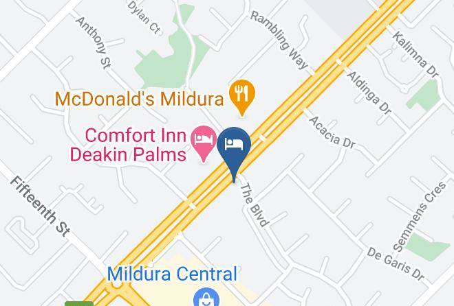 Mildura - Mildura Motor Inn Maps