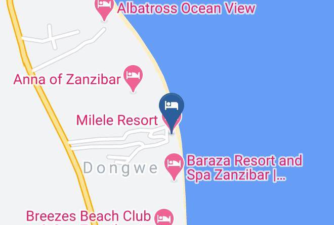 Zanzibar South - Milele Resort Maps