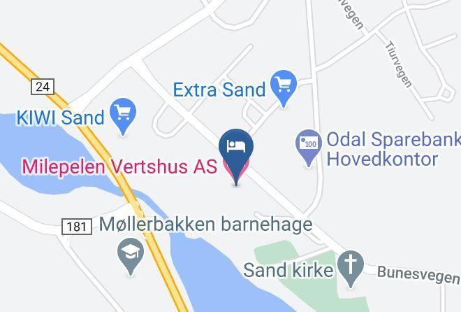 Milepelen Vertshus As Map