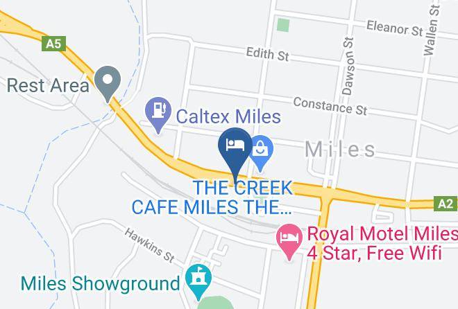 Western Downs - Miles Outback Motel Maps