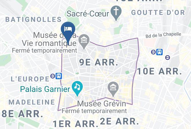 Paris - Milestay Paris Montmartre Maps