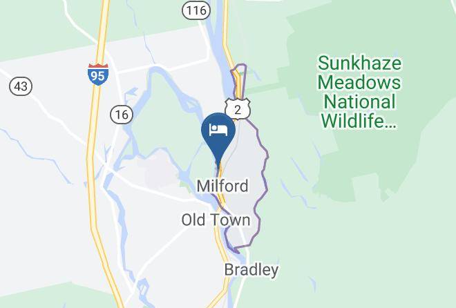 Penobscot - Milford Motel On The River Maps