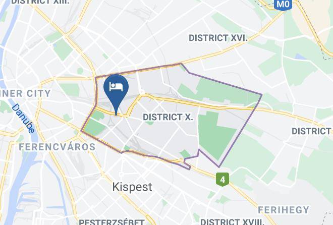 Budapest 10 Kerulet - Milky Way Hotel Maps